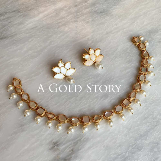 LOTUS NECKLACE SET