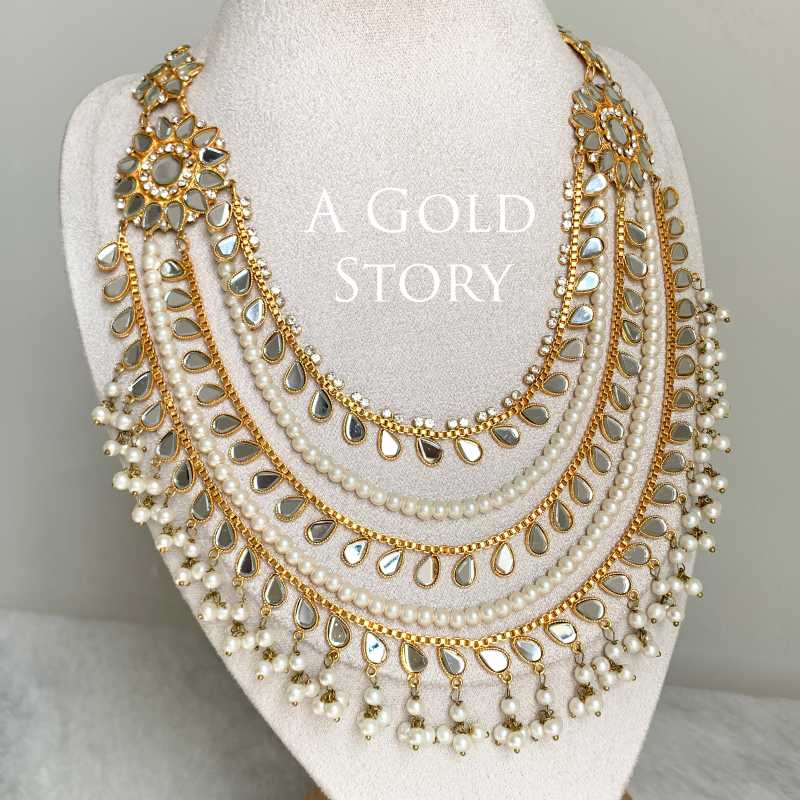 ABYAR KUNDAN NECKALCE SET