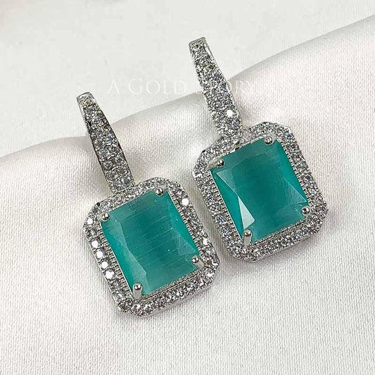 ANDARTA EARRINGS SEA GREEN