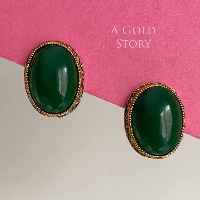 NEHA EARRINGS GREEN