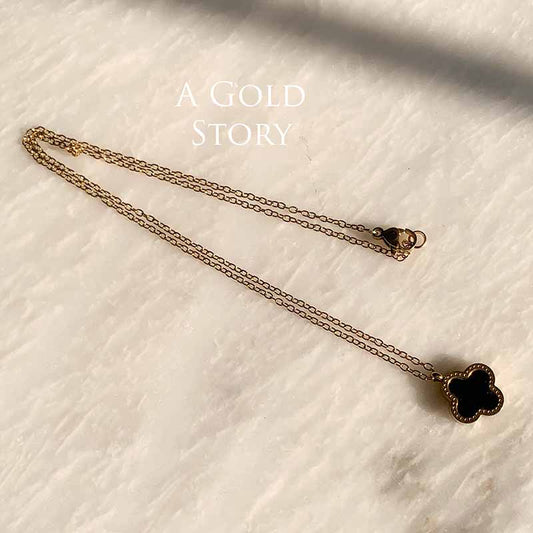 EISHAL LEAF PENDANT AND CHAIN