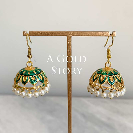 CANDY JHUMKIS TEAL