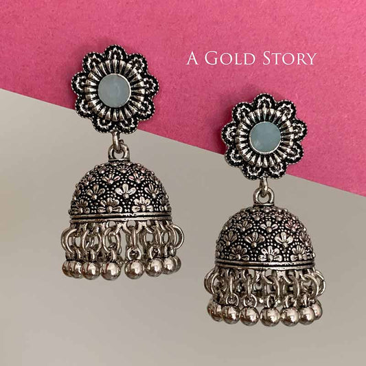 AZZA JHUMKAY MINT GREEN