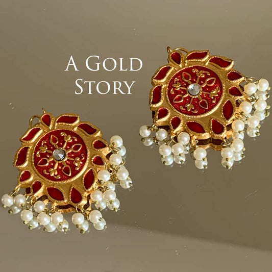 AMAYA MEENAKARI EARSUDS RED