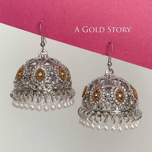 TANISHA JHUMKAY BEIGE