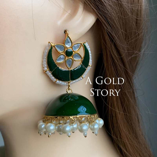 CHANDA JHUMKAY GREEN