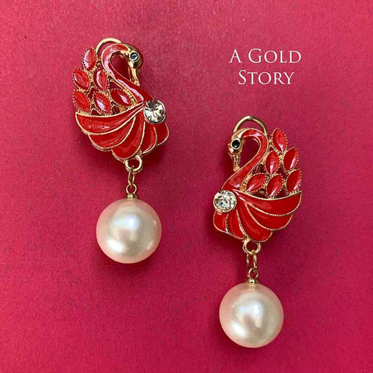 MORNI EARRINGS RED