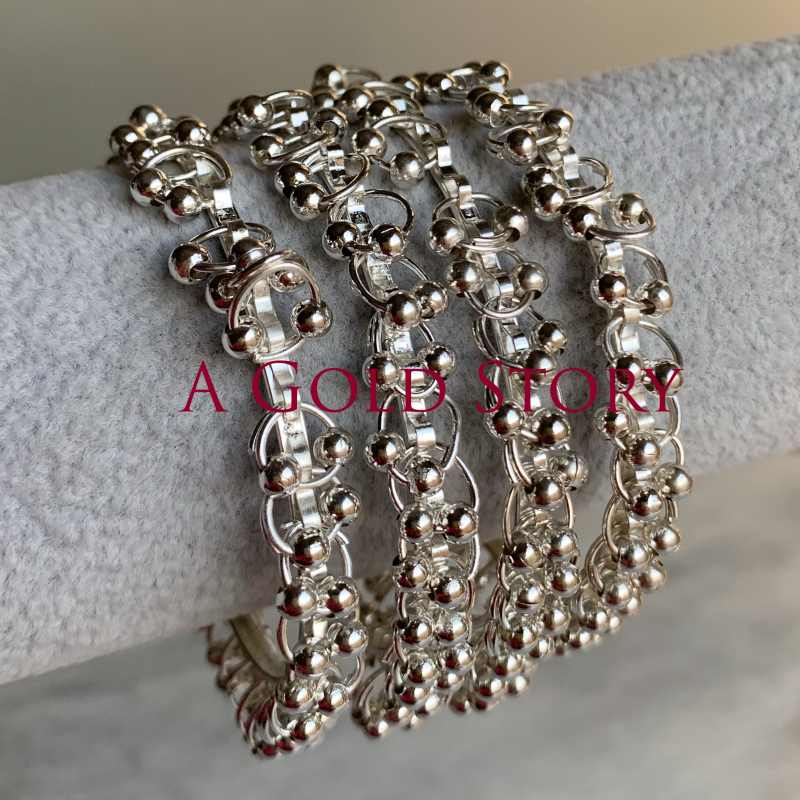 ABISHA BANGLES SILVER