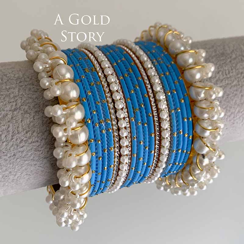 ADAA BANGLES SET FEROZI