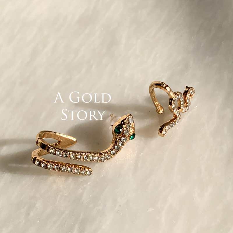 SNAKE EAR STUDS