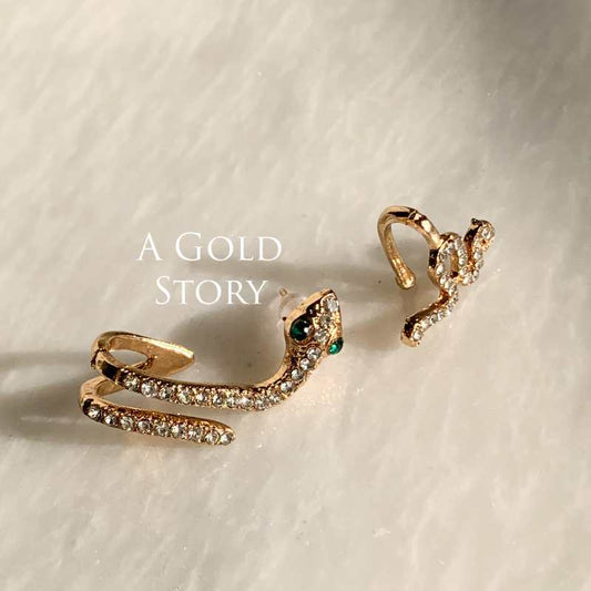 SNAKE EAR STUDS