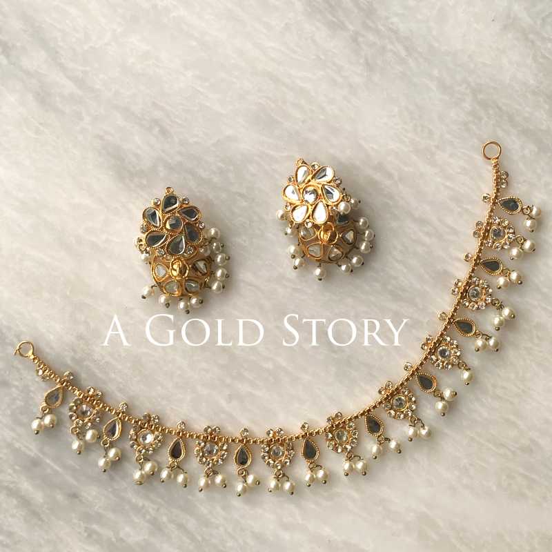 BAZILAH KUNDAN NECKALCE SET