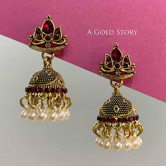 ANAYA JHUMKAY MAROON