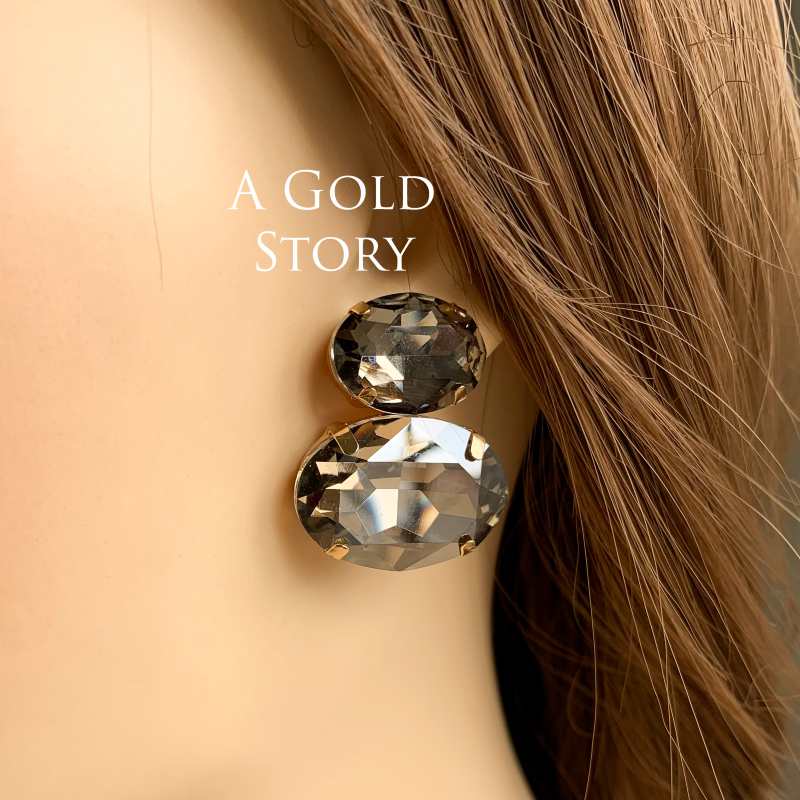 ALINA EARRINGS BLACK