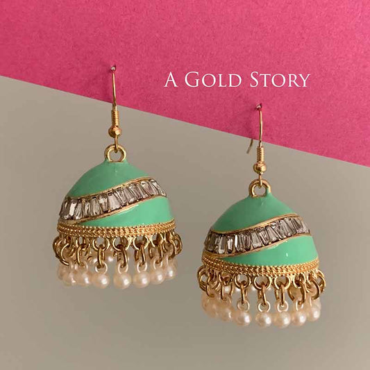 NISHA JHUMKAY MINT GREEN