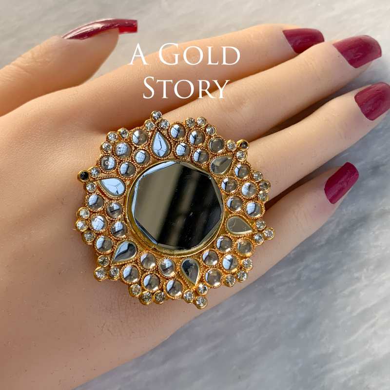 ADEEVA KUNDAN RING