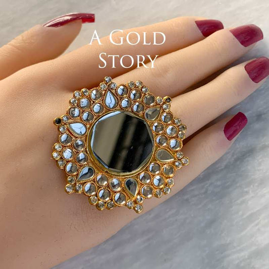 ADEEVA KUNDAN RING