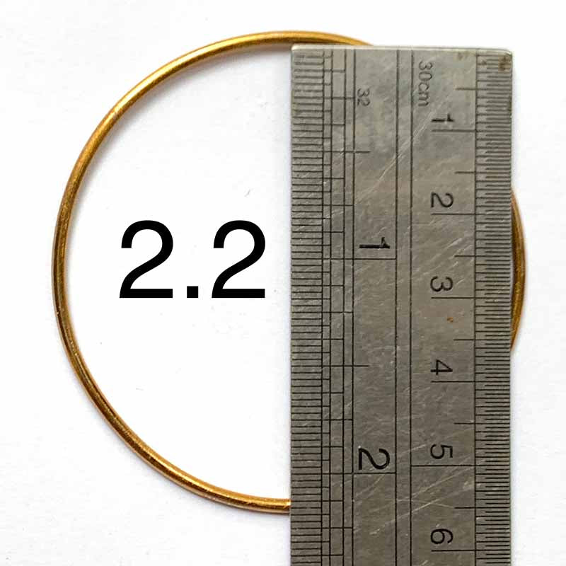 PLAIN METAL BANGLES GOLDEN