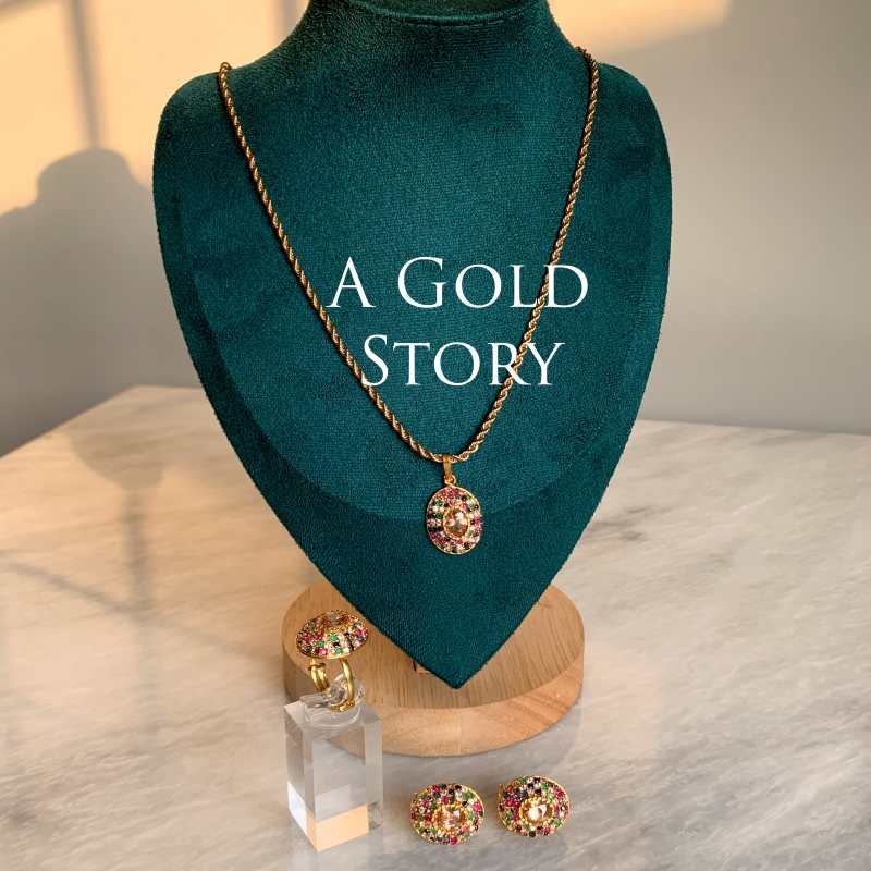 AFRA PENDANT SET MULTICOLOR
