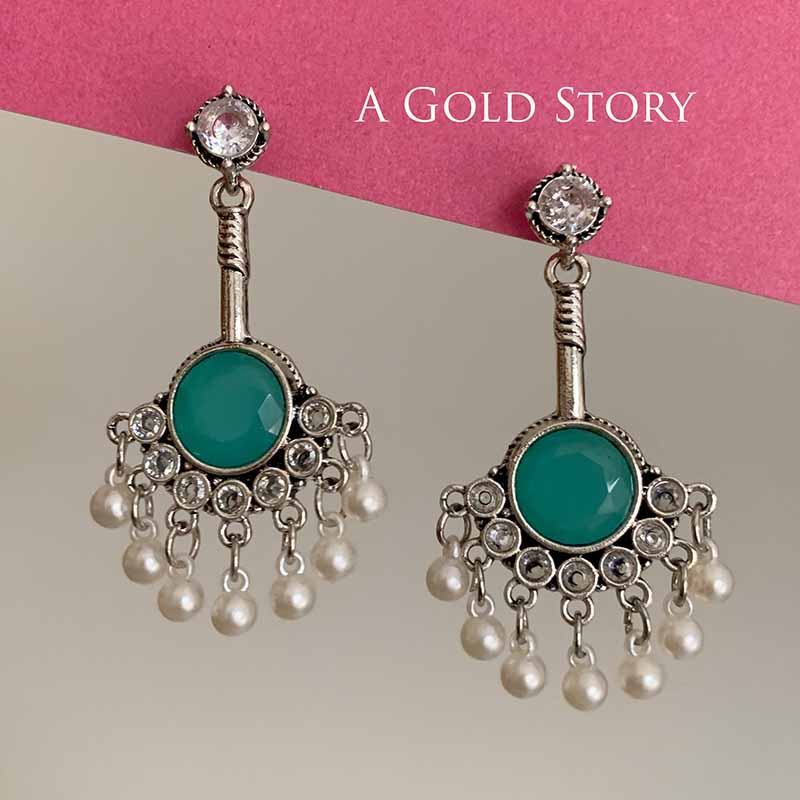 AMIRA EARRINGS MINT GREEN