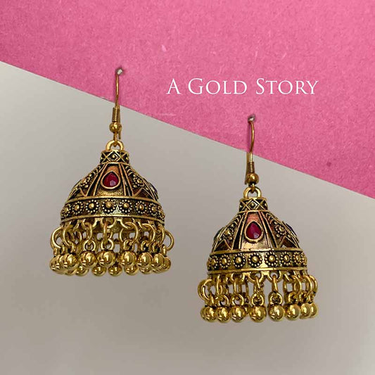 RUBAB JHUMKAY GOLDEN