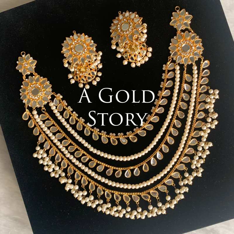 ABYAR KUNDAN NECKALCE SET