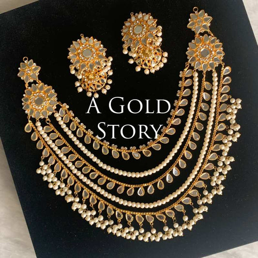 ABYAR KUNDAN NECKALCE SET