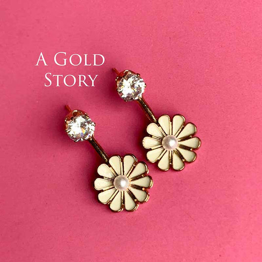 TABEER EARRINGS WHITE