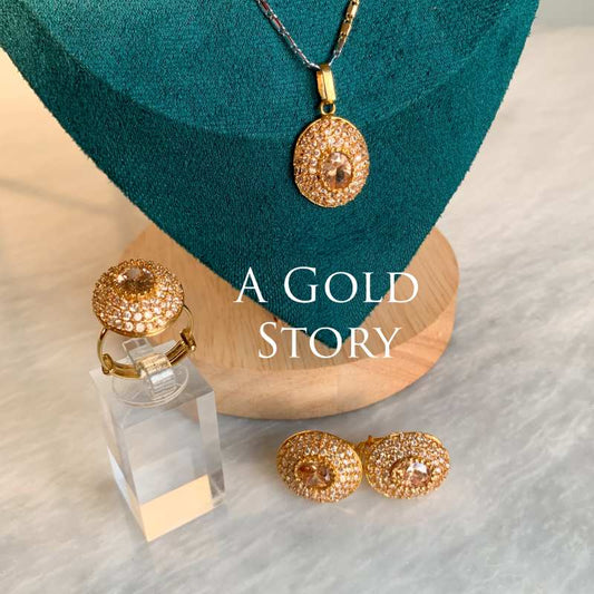 AFRA PENDANT SET CHAMPAGNE