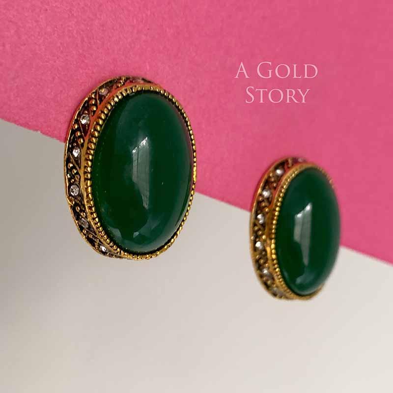 NEHA EARRINGS GREEN