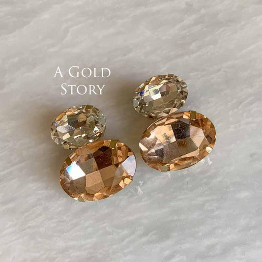 ALINA EARRINGS CHAMPAGNE