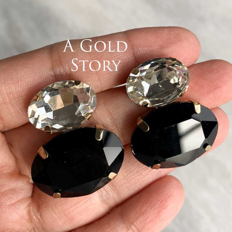 ALINA EARRINGS BLACK