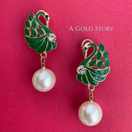 MORNI EARRINGS EMERALD GREEN