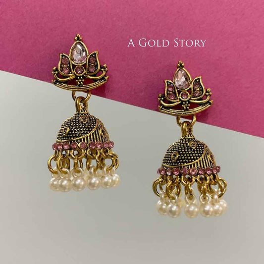 ANAYA JHUMKAY PINK