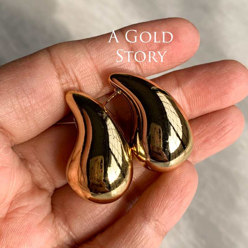 ALIZAY EARSTUDS GOLDEN