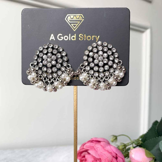 OXIDISED EARRINGS 5 - Basics by A Gold Story