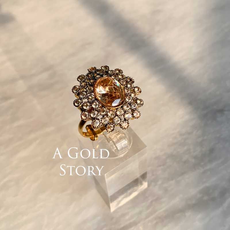 AARIFA PENDANT SET CHAMPAGNE