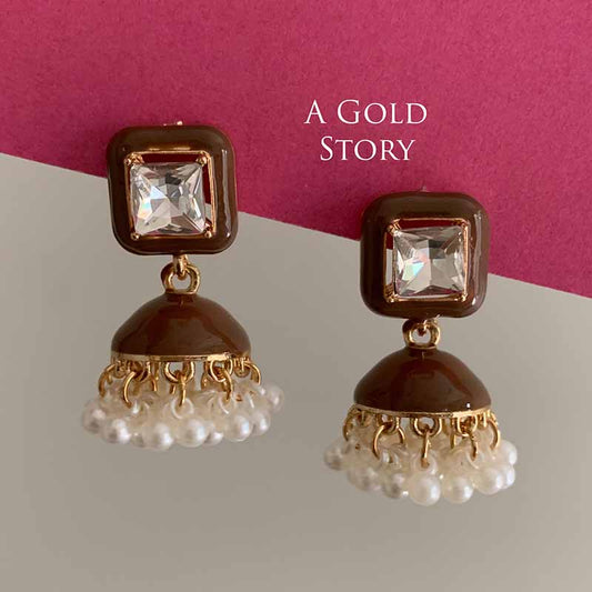CUTIE JHUMKI BROWN