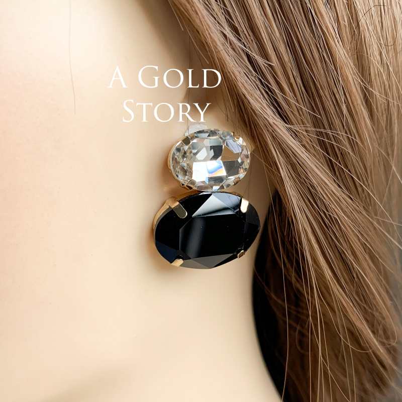 ALINA EARRINGS BLACK