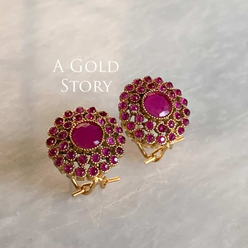 ALHINA PENDANT SET RUBY