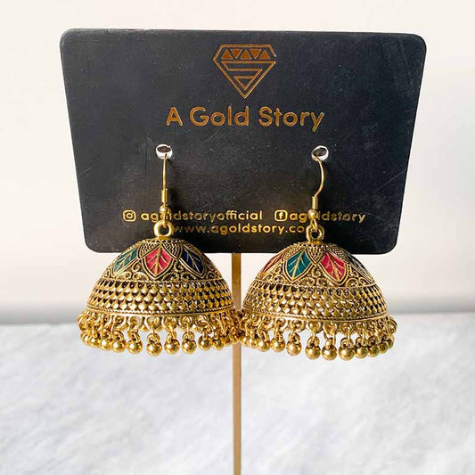 ANAYA JHUMKAY GOLDEN