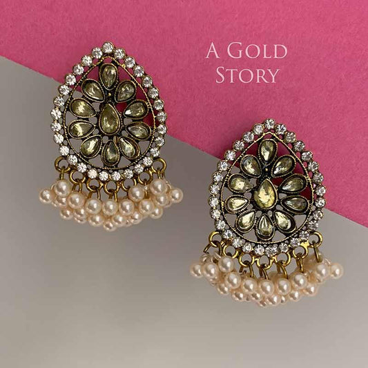 HOORAIN EARRINGS CHAMPAGNE