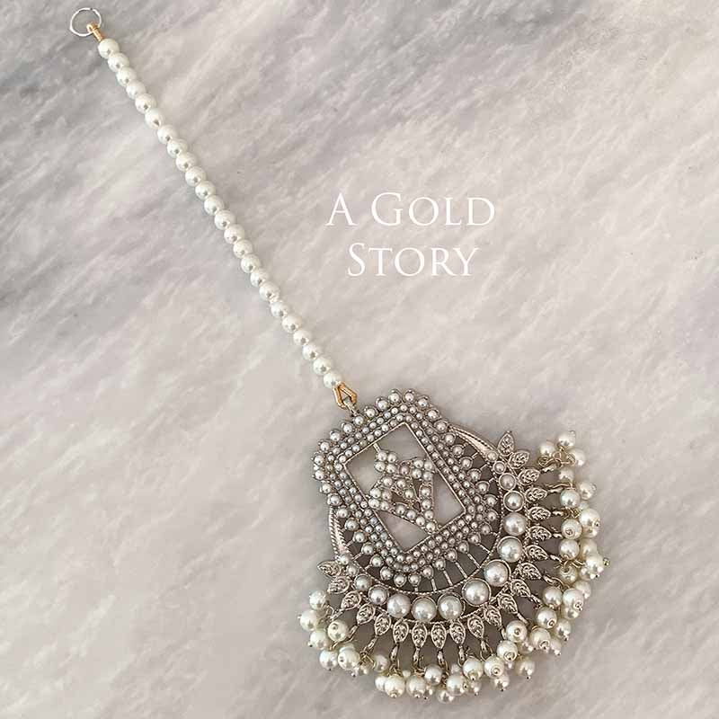 FRIDA EARRINGS PEARL SILVER