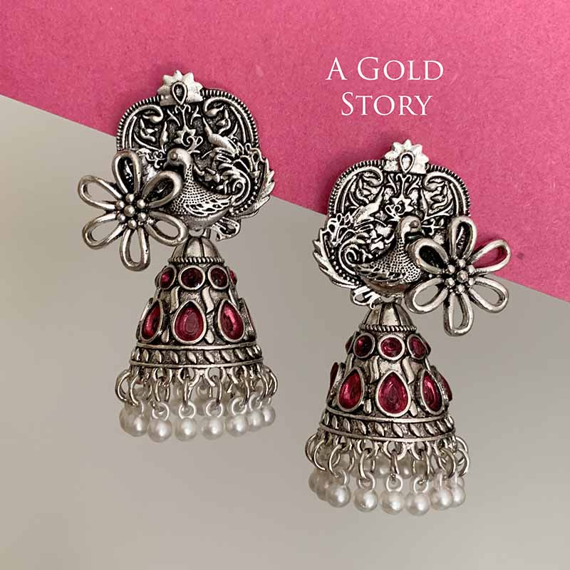 MAISA JHUMKAY RED
