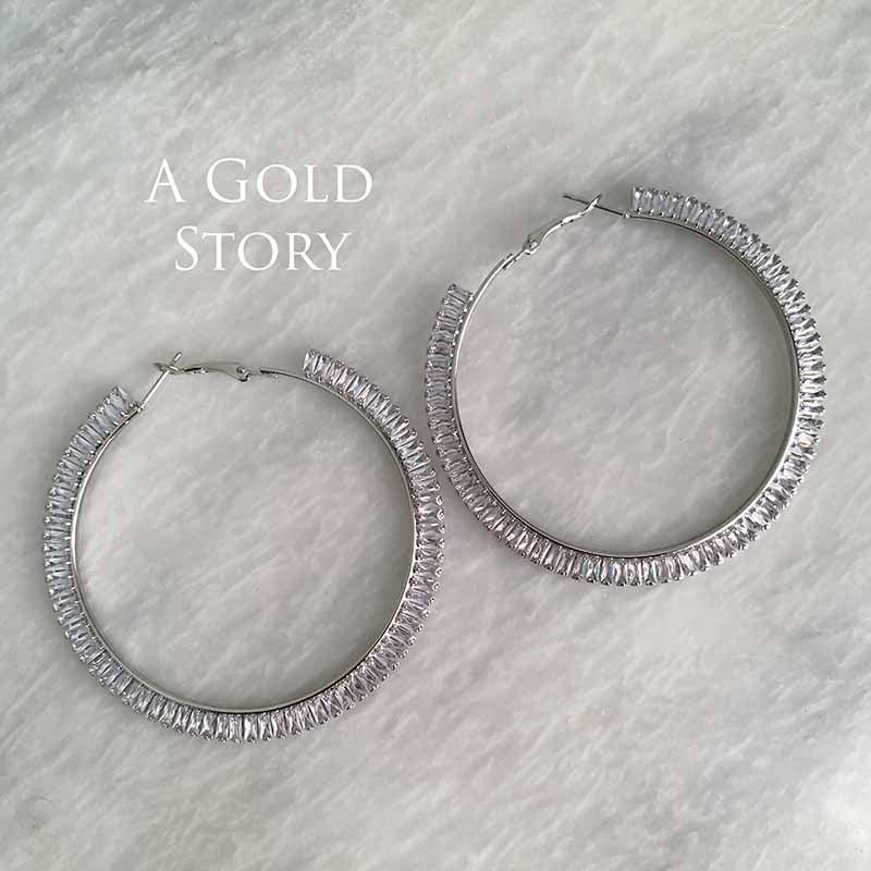 INAYA HOOPS SILVER