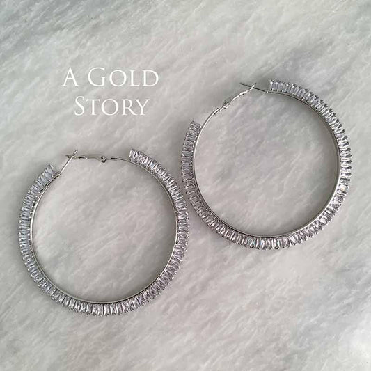 INAYA HOOPS SILVER