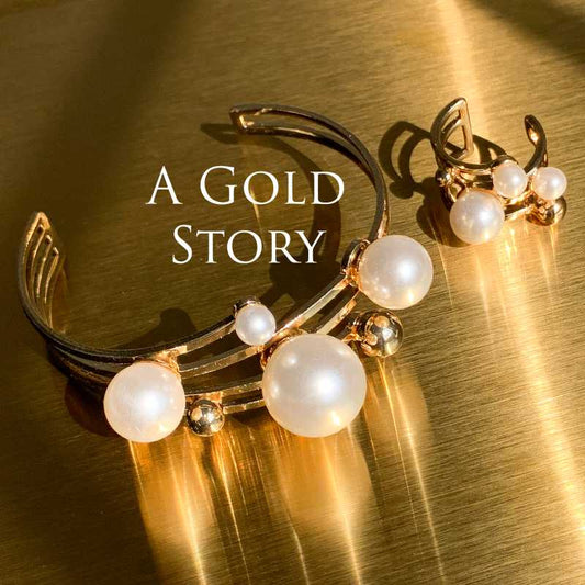 OLIVIA PEARL RING & BRACELTE SET