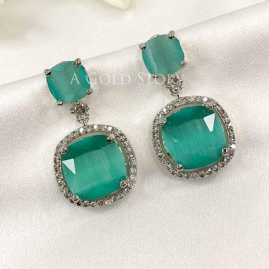 CALYPSO EARRINGS SEA GREEN