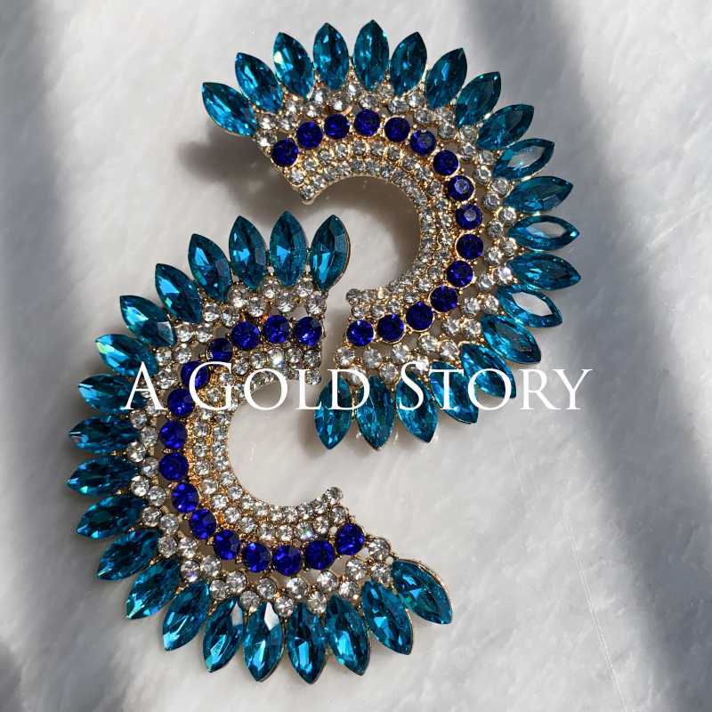 KATE EARRINGS BLUE
