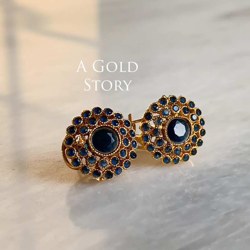 ALHINA PENDANT SET BLUE